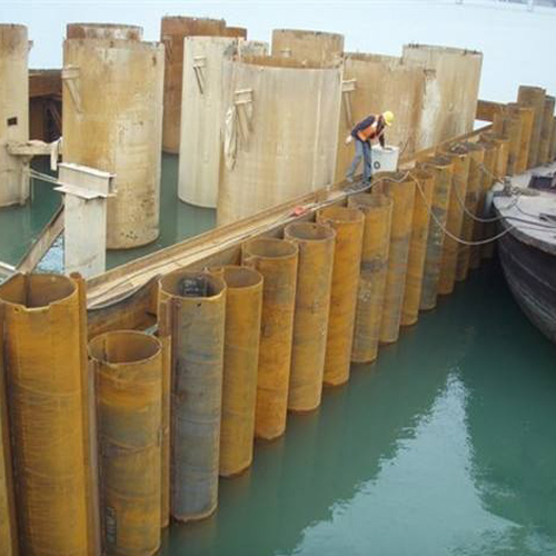 吉安钢护筒现场安装